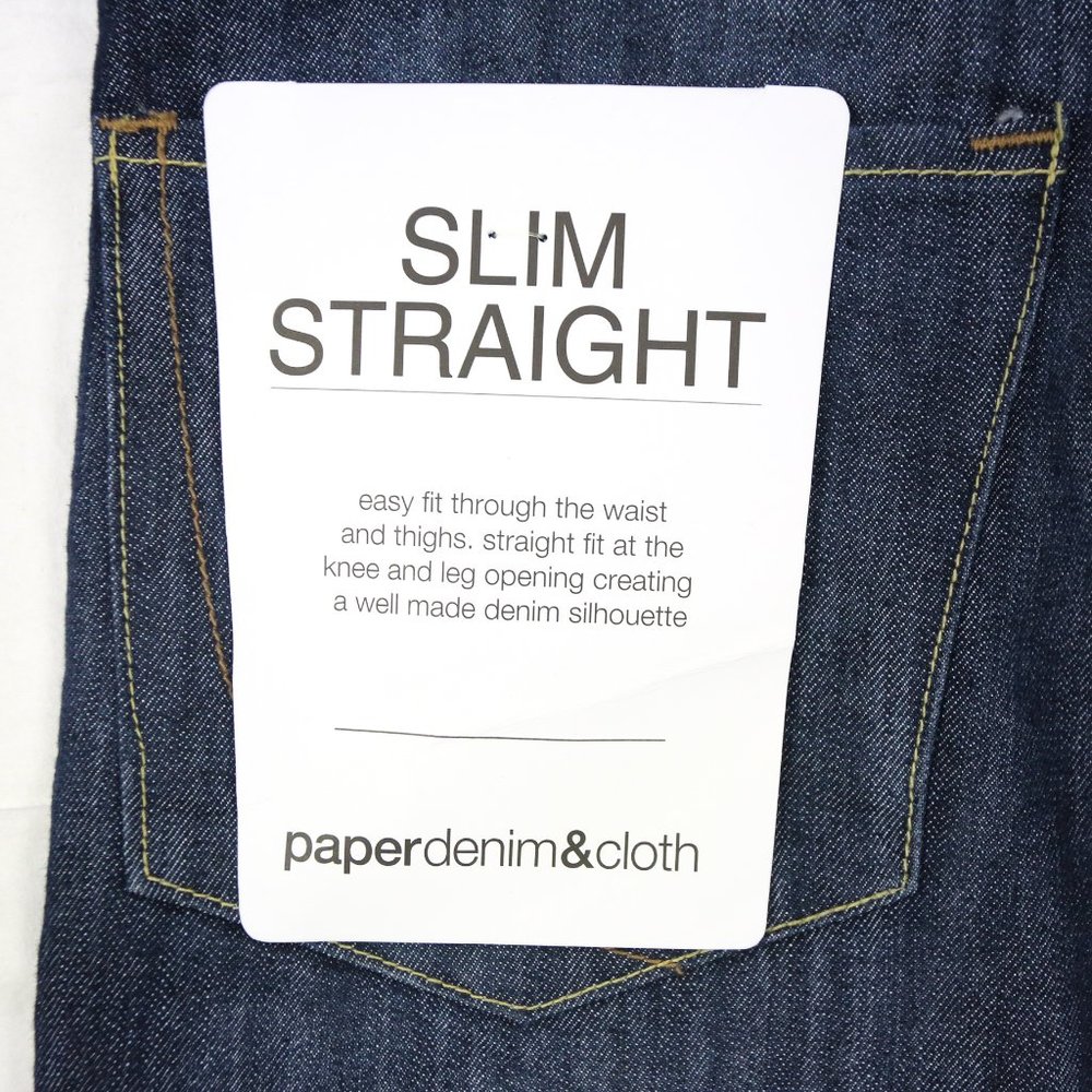 Paper Denim & Cloth Slim Straight Jeans 28 x 30 - Picture 4 of 5